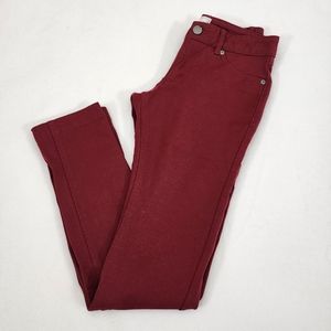 Timing Jegging Pants Women's Burgundy Size S (size 00)